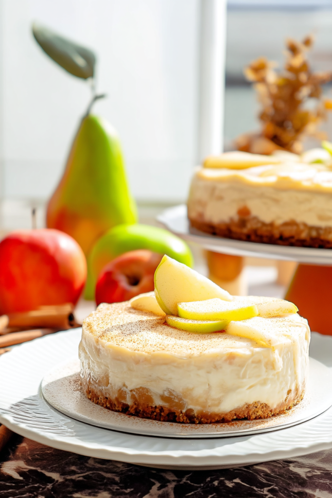 No Bake Caramel Apple Cheesecake Recipe