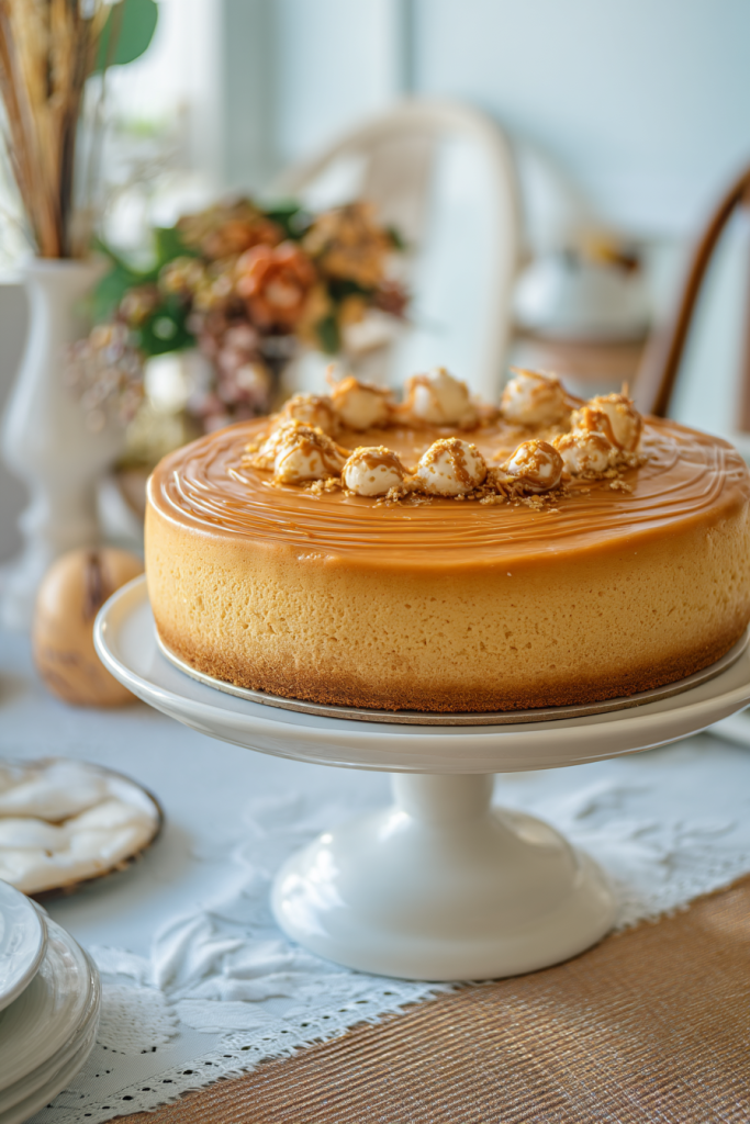 Old-Fashioned Butterscotch Cheesecake