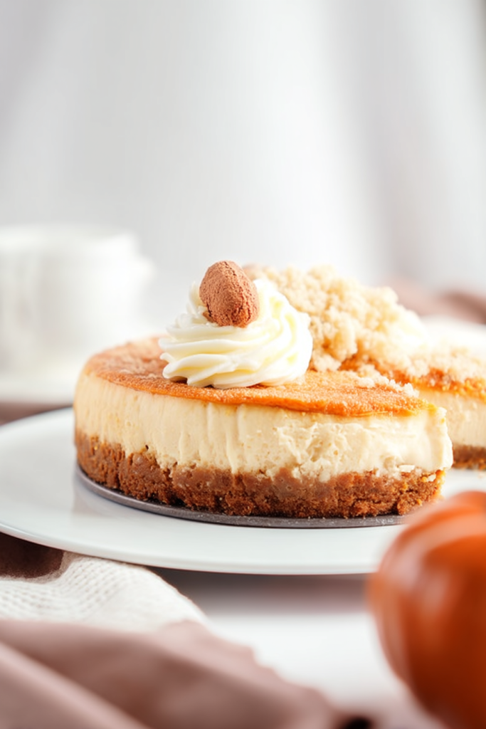 Plant-Based Spiced Pumpkin Cheesecake Recipe