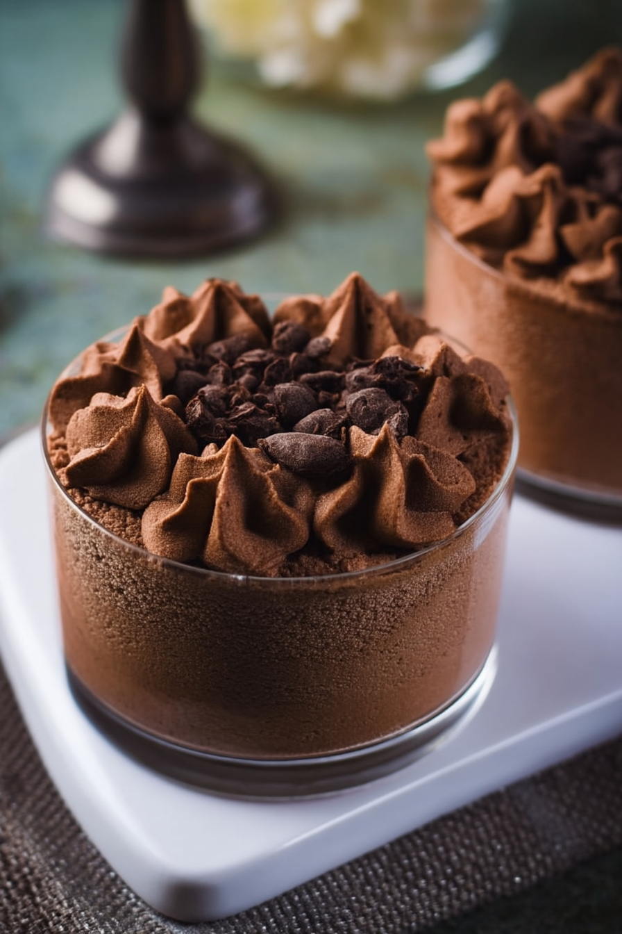 Quick chocolate mousse
