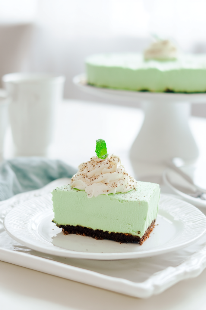 Refreshing Mint Cream Cheese Dessert
