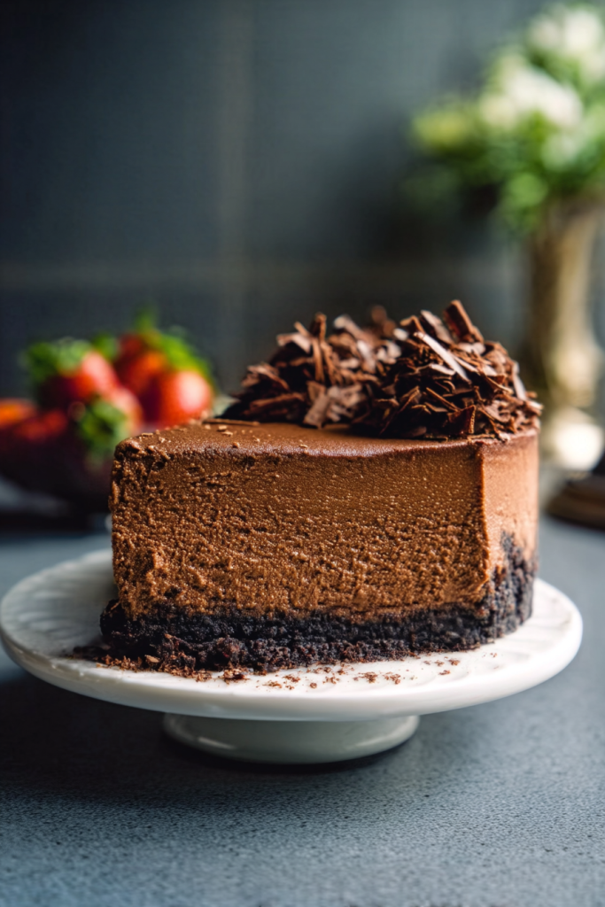 Rich Dark Chocolate Cream Cheese Dessert