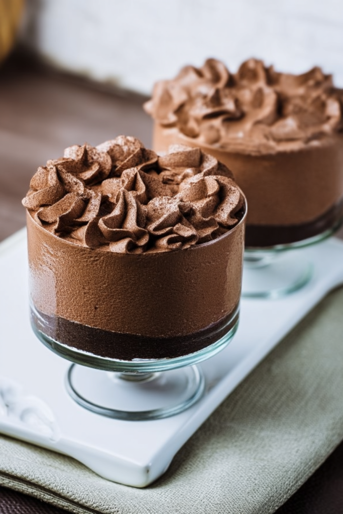 Rich and Fluffy Homemade Chocolate Mousse