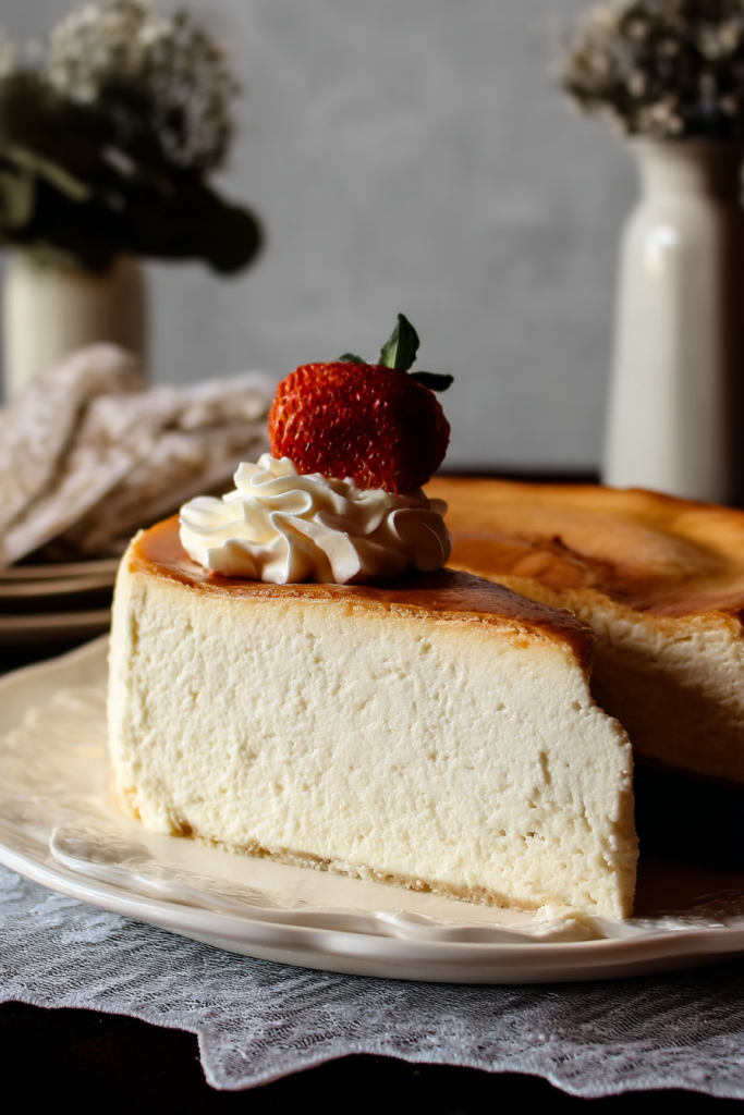 Rustic Oven-Baked St. Sebastian Cheesecake