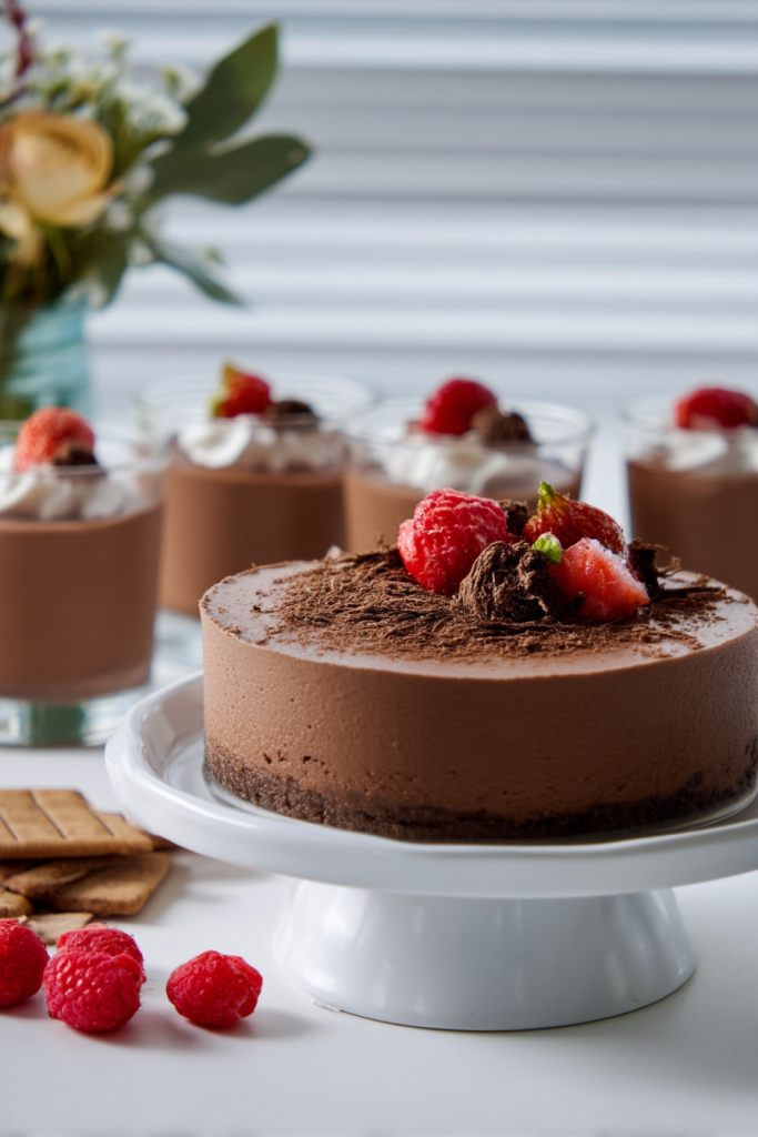 Silky Plant-Based Chocolate Mousse Dessert