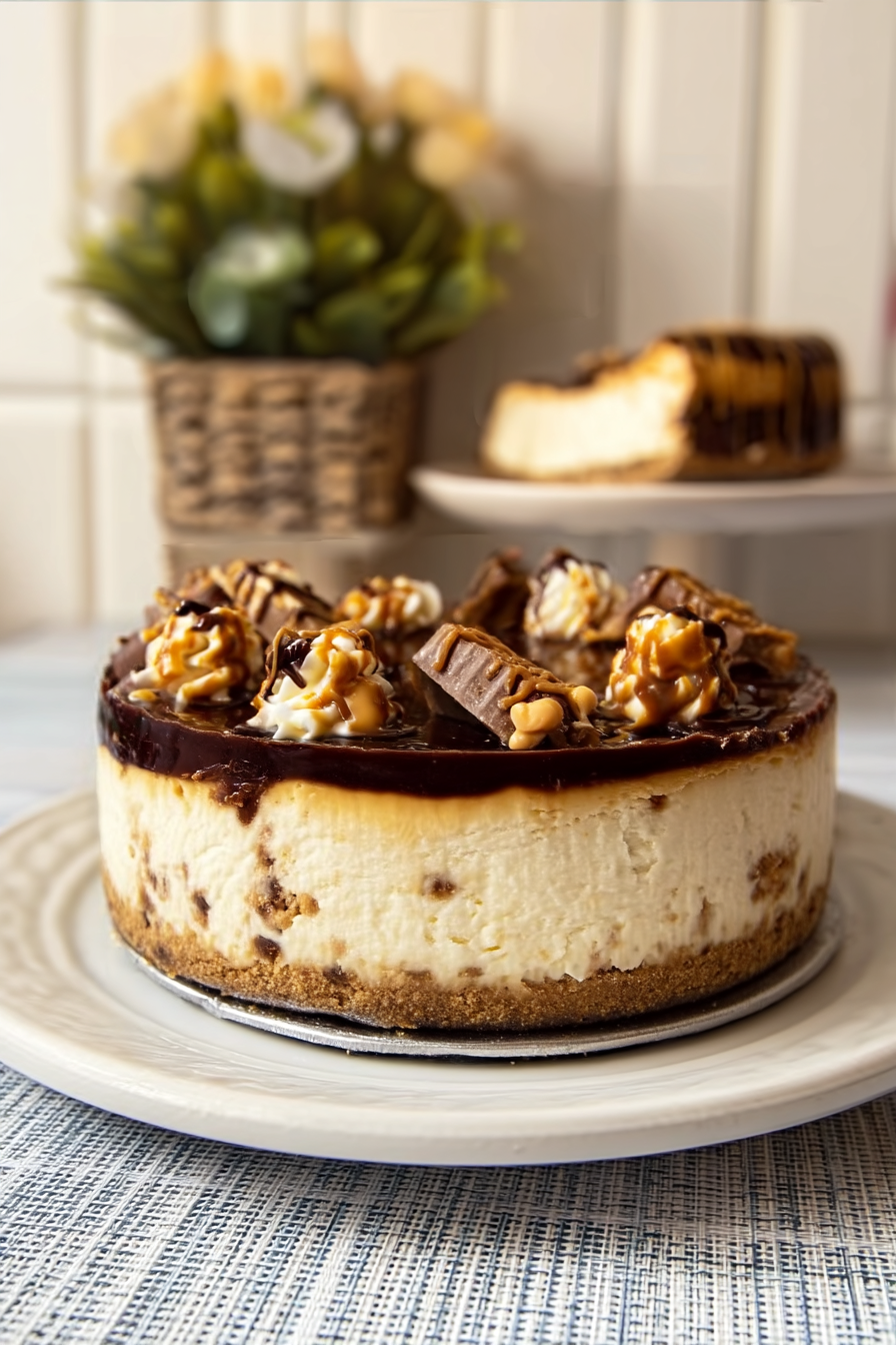 Snickers cheesecake